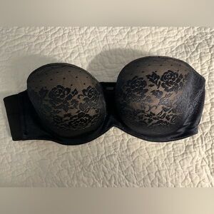 Soma Black Floral Lace Bra